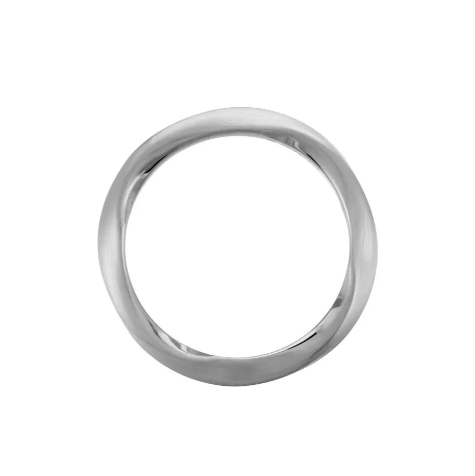 Bague Barclay Acier Blanc