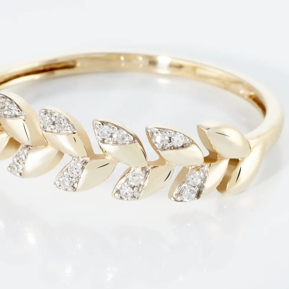 Bague Berinice Or Jaune Diamant