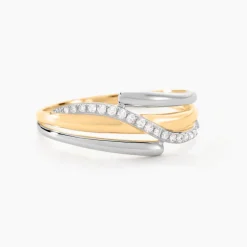 Bague Bodil Or Bicolore Diamant