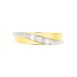 Bague Bryanna Or Bicolore Diamant