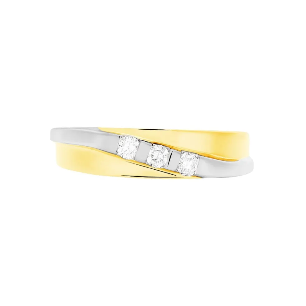 Bague Bryanna Or Bicolore Diamant