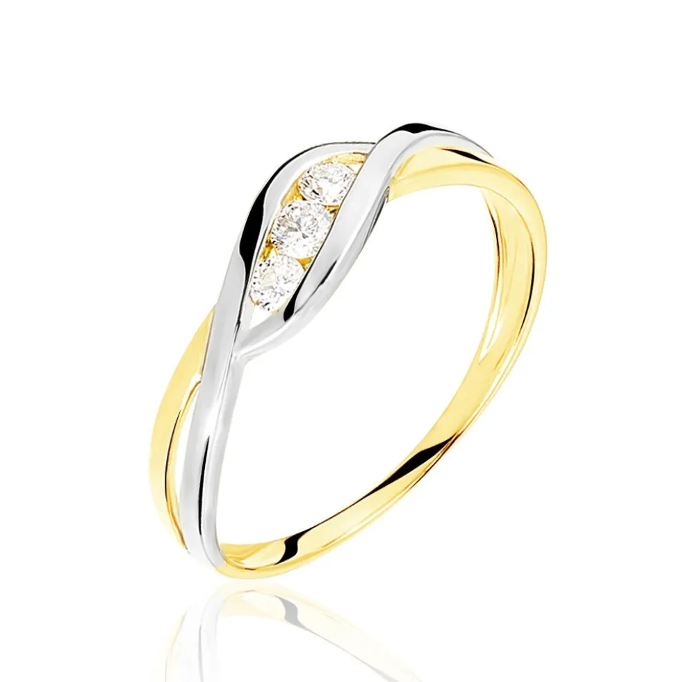 Bague Callie Or Bicolore Diamant
