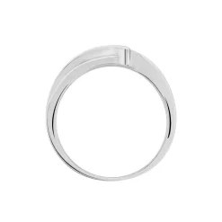 Bague Cascade Argent Blanc Oxyde De Zirconium