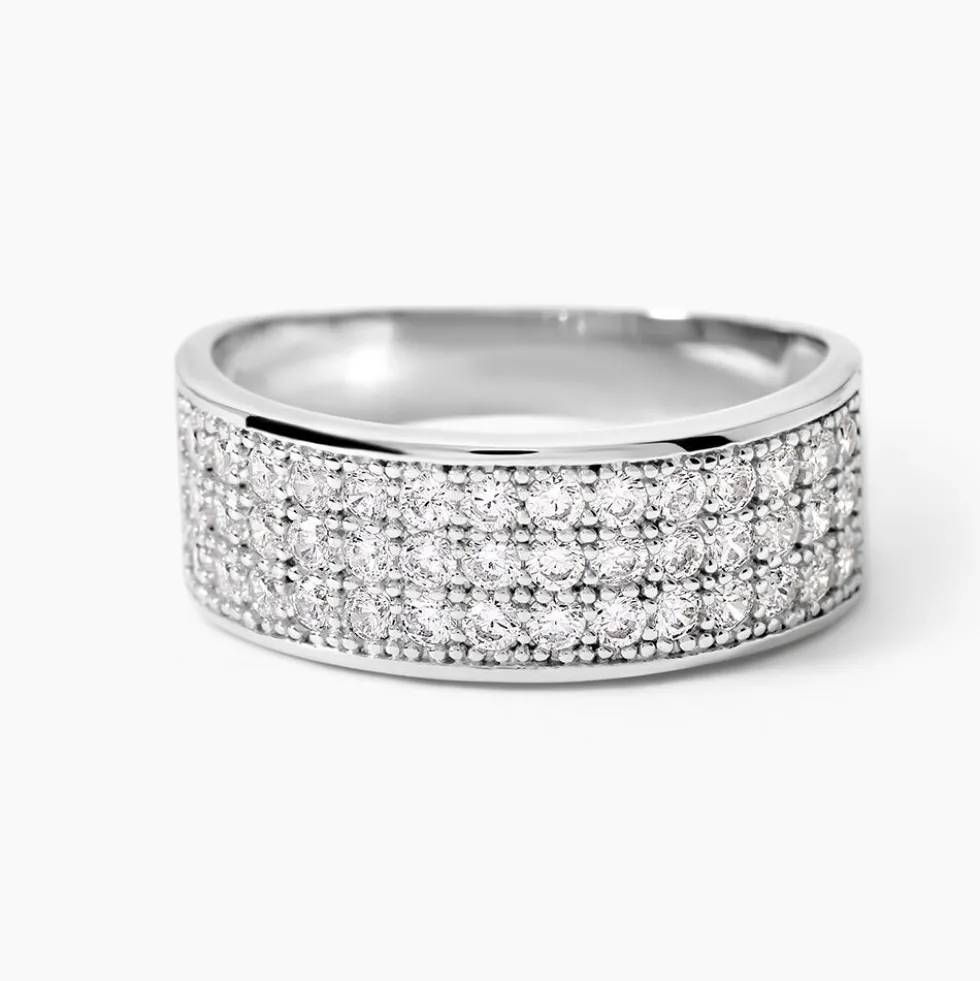 Bague Cecelia Argent Blanc Oxyde De Zirconium