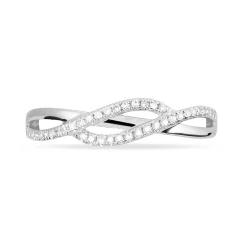 Bague Charlye Or Blanc Diamant