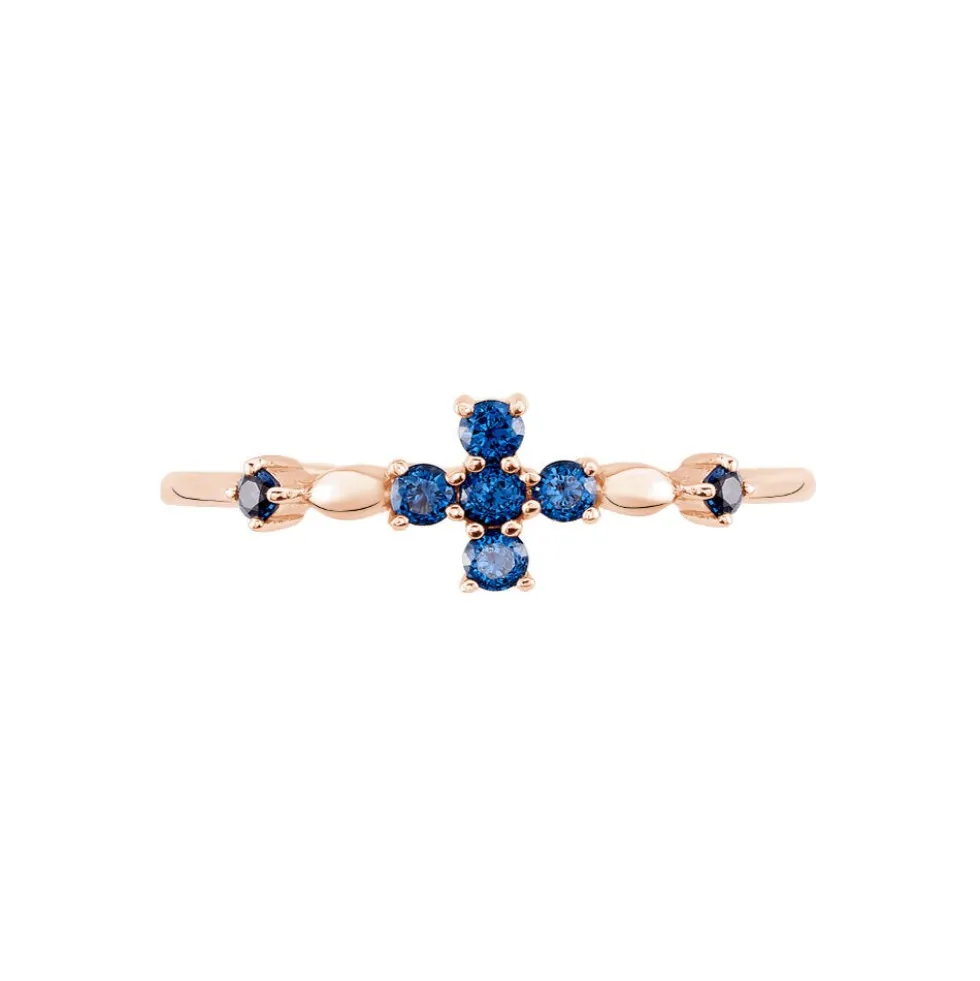 Bague Chessy Argent Rose Oxyde De Zirconium