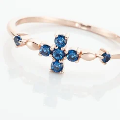 Bague Chessy Argent Rose Oxyde De Zirconium