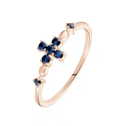 Bague Chessy Argent Rose Oxyde De Zirconium