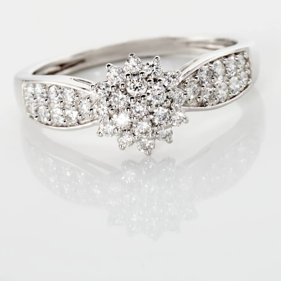 Bague Chouvia Or Blanc Diamant Synthétique