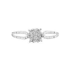 Bague Cillin Or Blanc Diamant