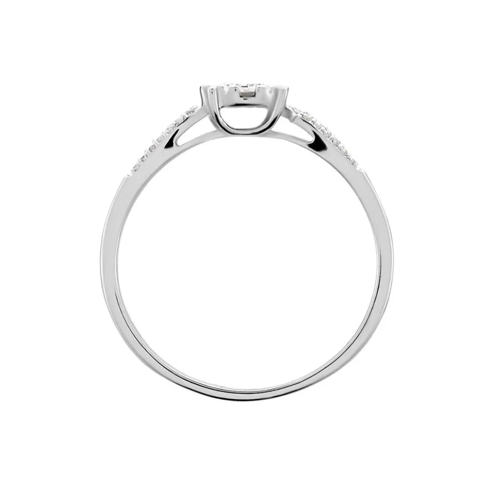 Bague Cillin Or Blanc Diamant