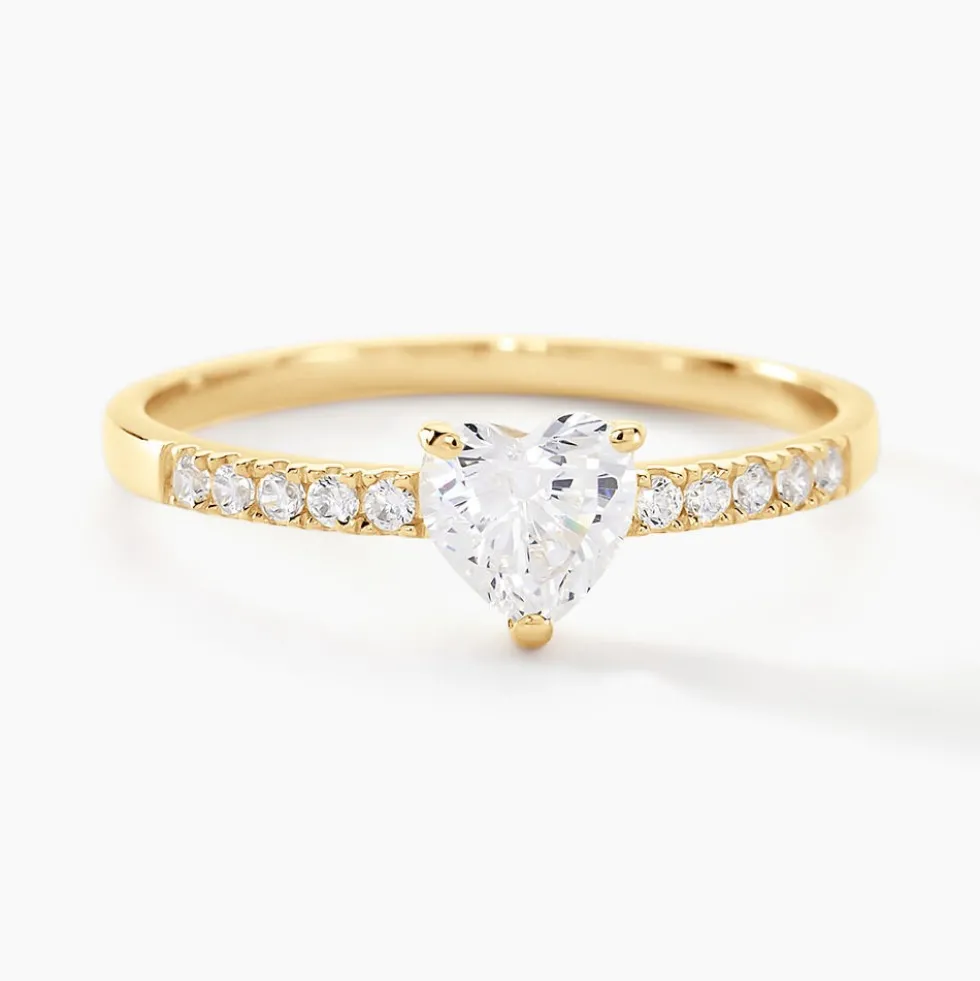 Bague Ciriaco Or Jaune Oxyde De Zirconium