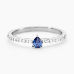 Bague Clova Argent Blanc Oxyde De Zirconium
