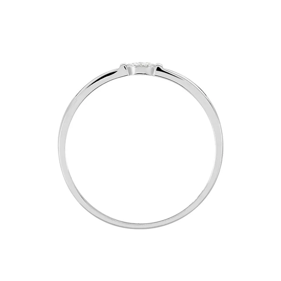 Bague Daliane Or Blanc Diamant