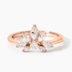 Bague Davena Argent Rose Oxyde De Zirconium