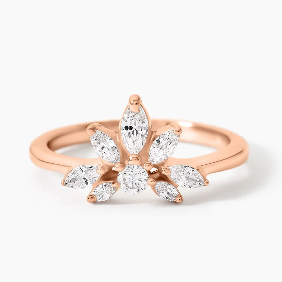Bague Davena Argent Rose Oxyde De Zirconium