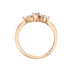 Bague Davena Argent Rose Oxyde De Zirconium
