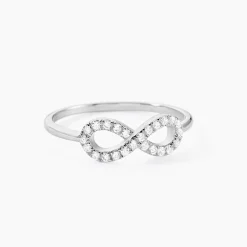 Bague Davila Argent Blanc Oxyde De Zirconium