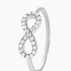 Bague Davila Argent Blanc Oxyde De Zirconium