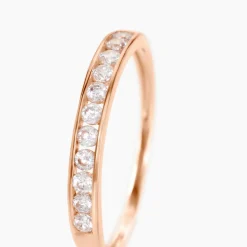 Bague Davila Or Rose Oxyde De Zirconium