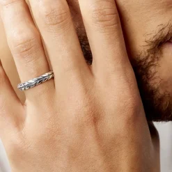 Bague Denys Argent Blanc