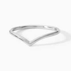 Bague De Phalange Tricia Argent Blanc