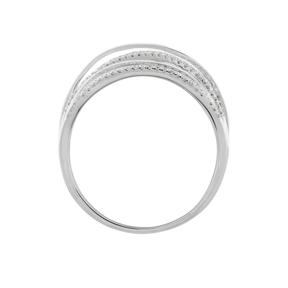 Bague Dionise Or Blanc Diamant