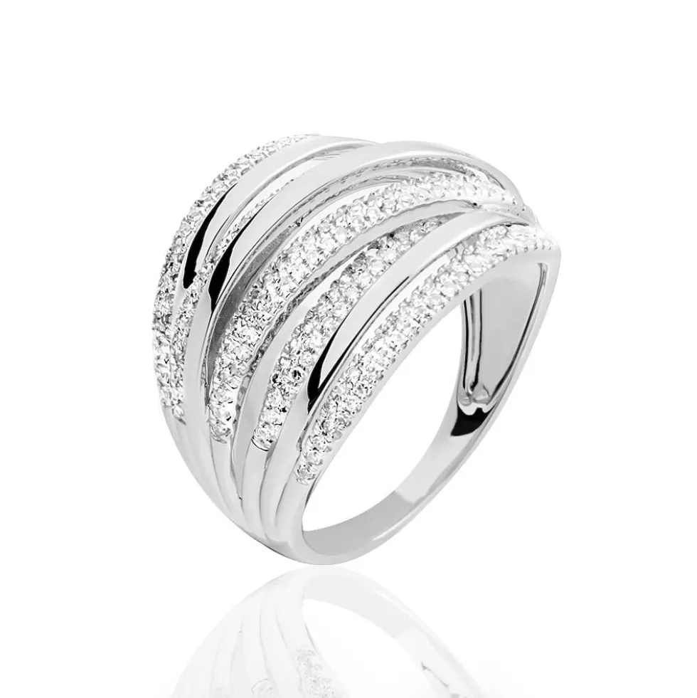 Bague Dionise Or Blanc Diamant