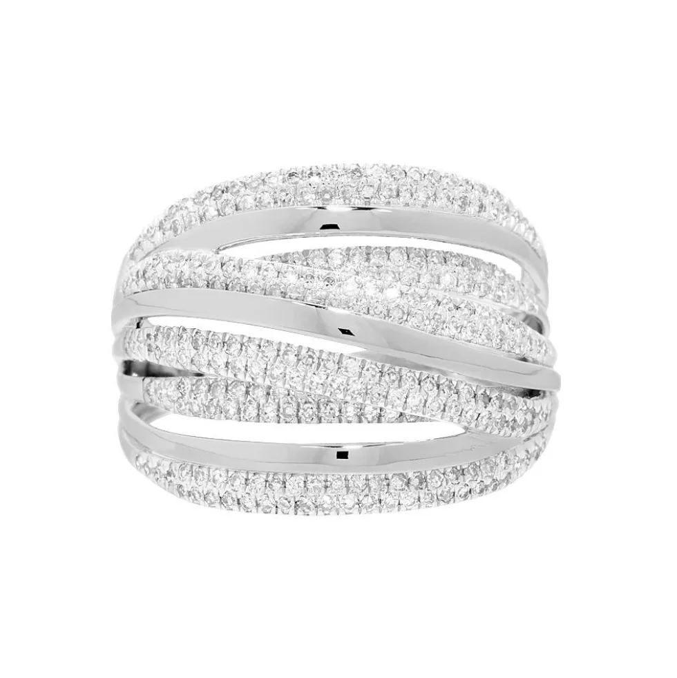 Bague Dionise Or Blanc Diamant