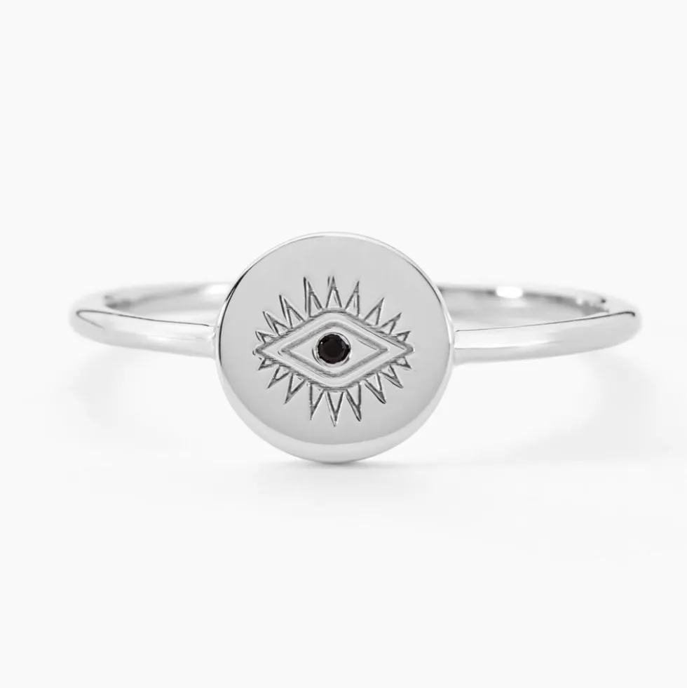 Bague Dristie Argent Blanc Turquoise