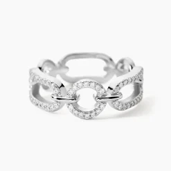 Bague Ela Argent Blanc Oxyde De Zirconium