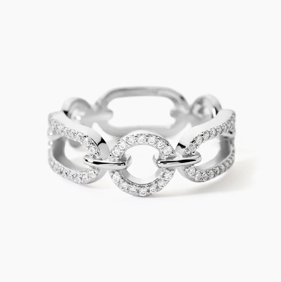 Bague Ela Argent Blanc Oxyde De Zirconium