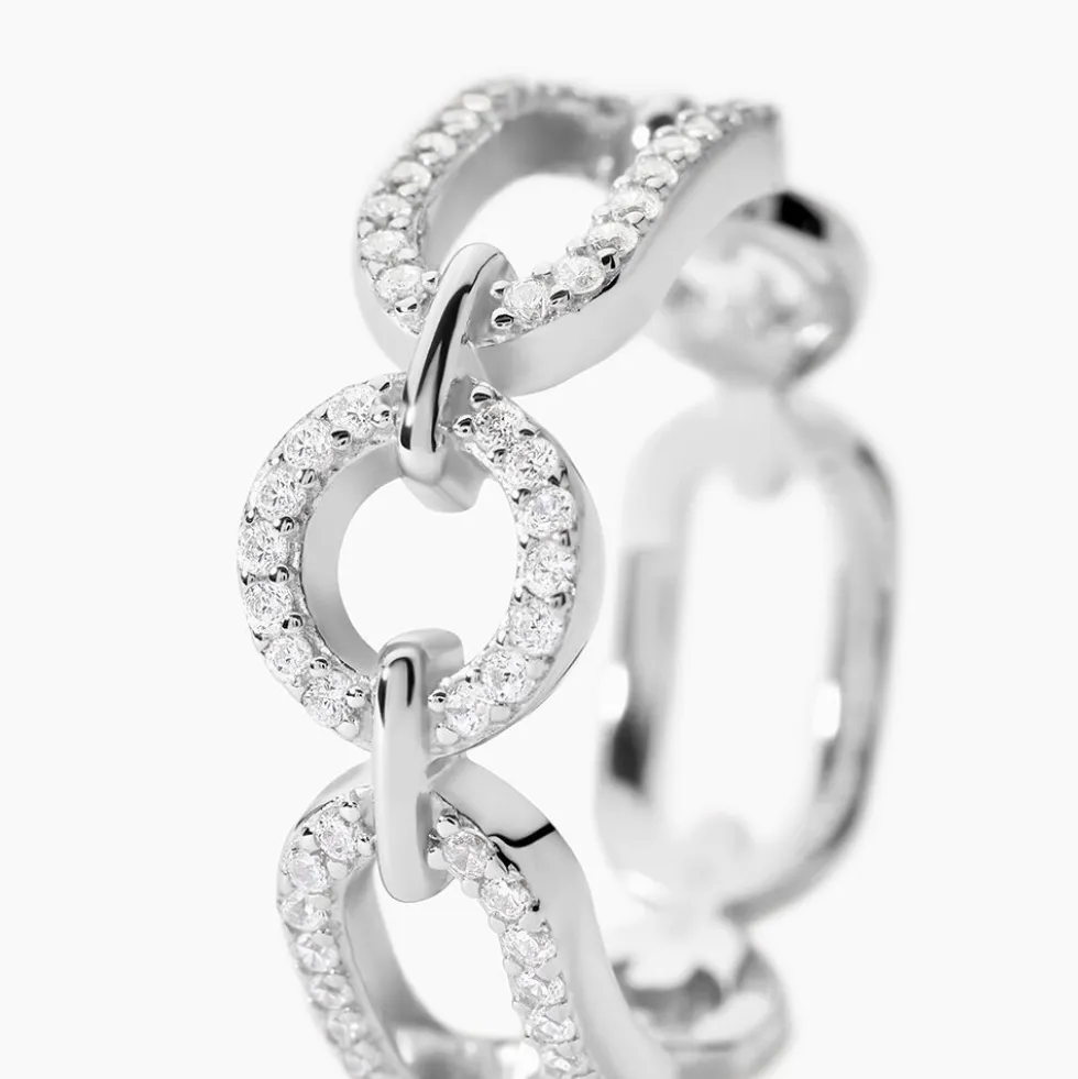 Bague Ela Argent Blanc Oxyde De Zirconium