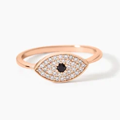 Bague Eldia Argent Rose Oxyde De Zirconium
