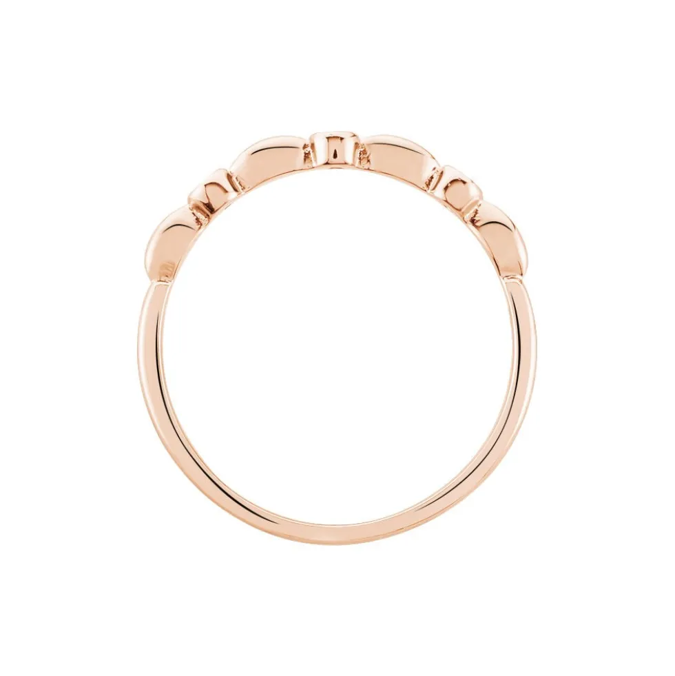 Bague Ellena Argent Rose Oxyde De Zirconium