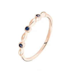 Bague Ellena Argent Rose Oxyde De Zirconium