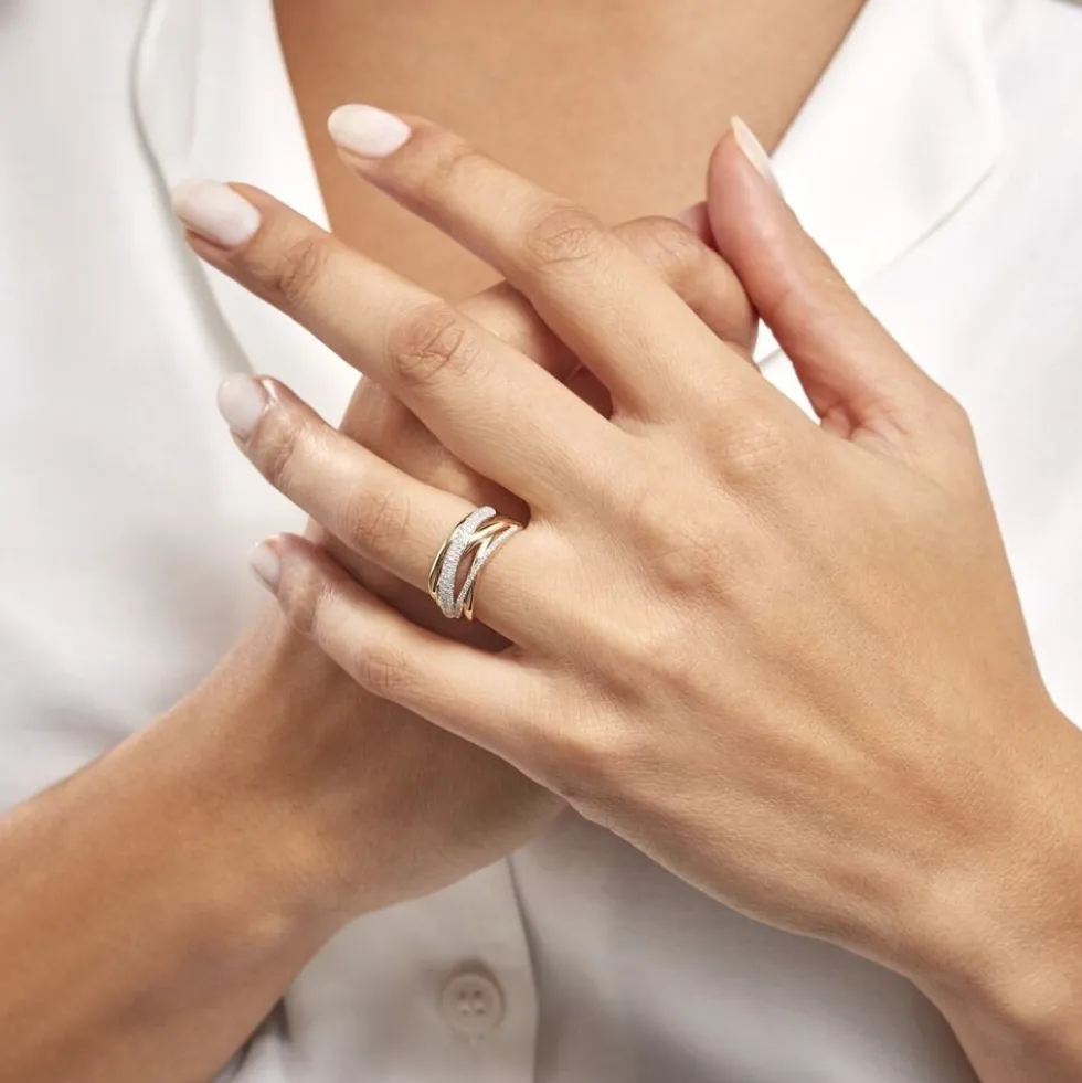 Bague Elodea Or Jaune Diamant