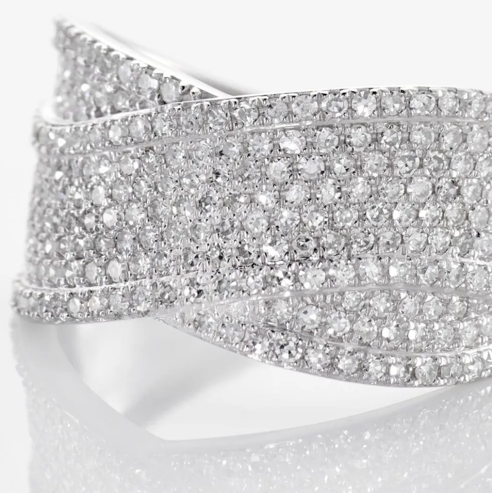 Bague Elyne Or Blanc Diamant