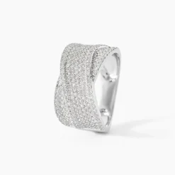 Bague Elyne Or Blanc Diamant