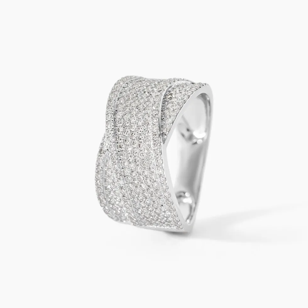 Bague Elyne Or Blanc Diamant