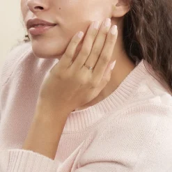 Bague Emilia Or Rose Diamant