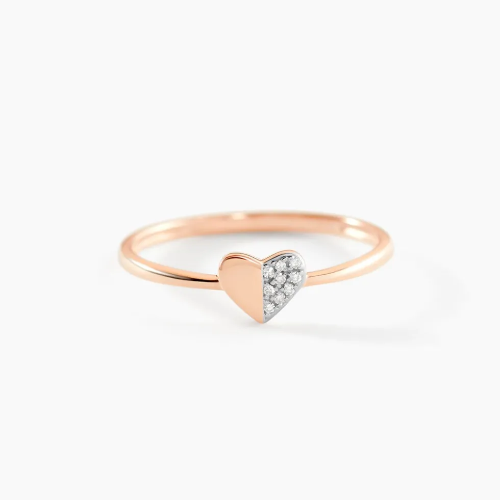 Bague Emilia Or Rose Diamant