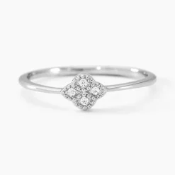 Bague Emmie Argent Blanc Oxyde De Zirconium