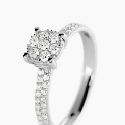 Bague Frika Or Blanc Diamant
