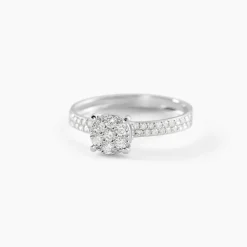 Bague Frika Or Blanc Diamant