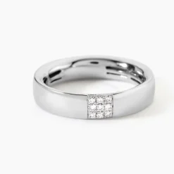 Bague Hajila Or Blanc Diamant