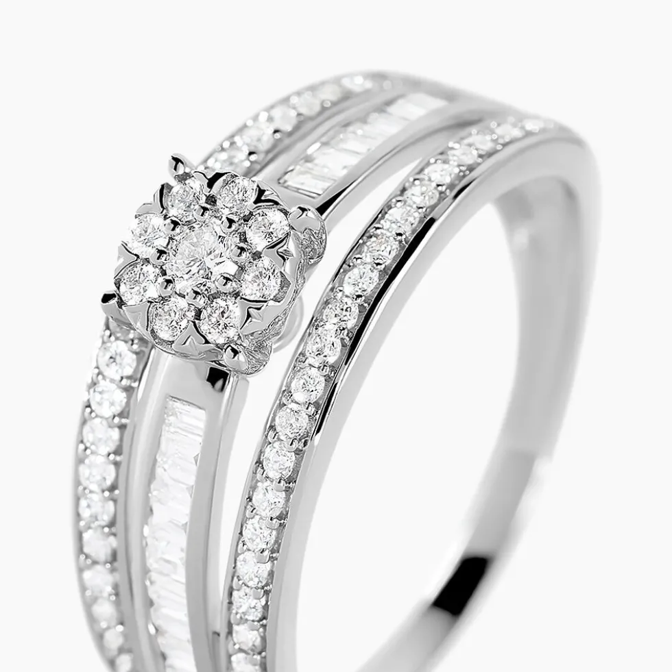 Bague Humphrey Or Blanc Diamant