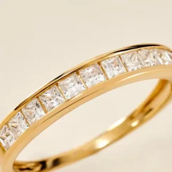 Bague Hyacintha Or Jaune Oxyde De Zirconium