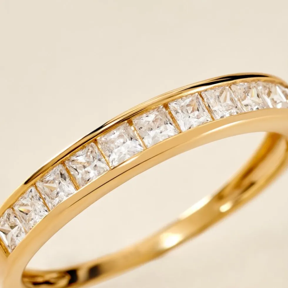 Bague Hyacintha Or Jaune Oxyde De Zirconium