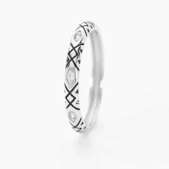 Bague Imogen Argent Blanc Oxyde De Zirconium